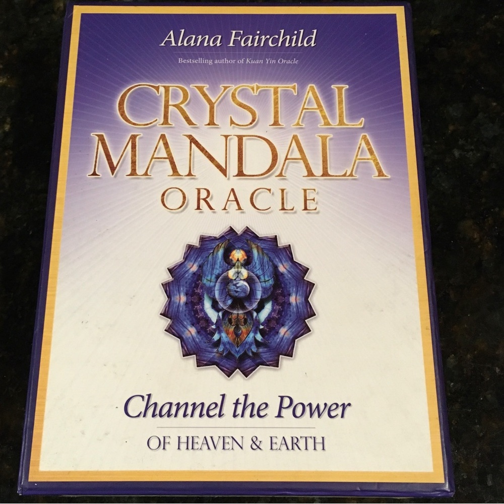 Crystal Mandala Oracle deck w/ Guide Book Alana Fairchild 🔮